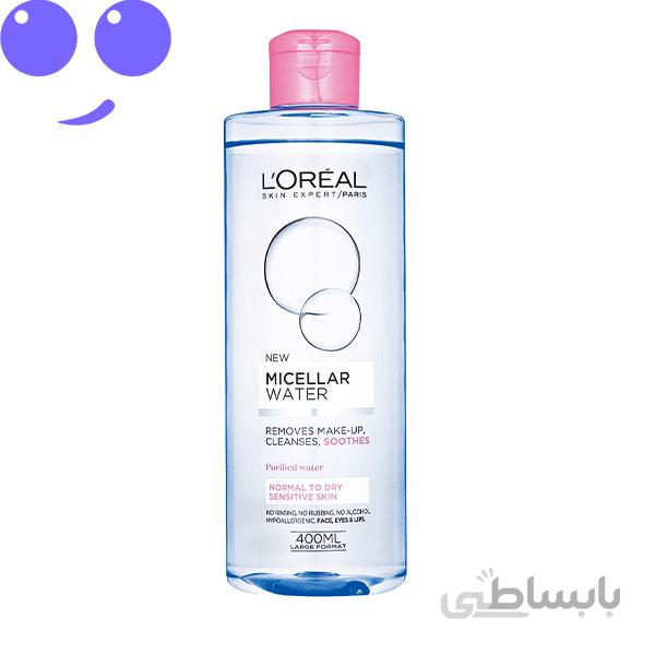 محلول پاک کننده میسلار واتر لورال پاریس – Loreal
