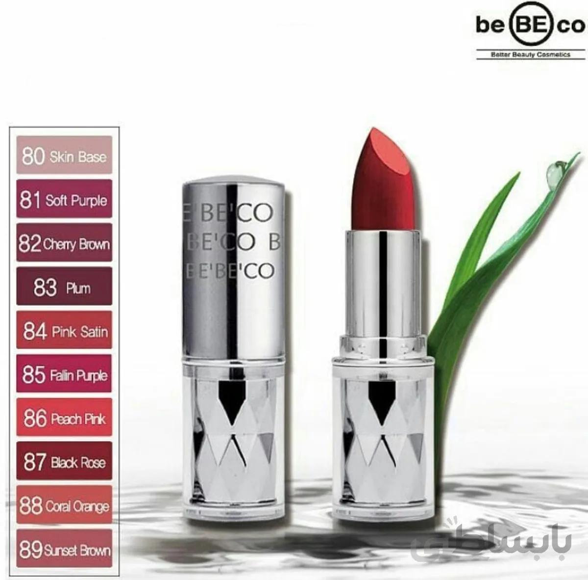 رژلب مات ببکو مدل Black Rose