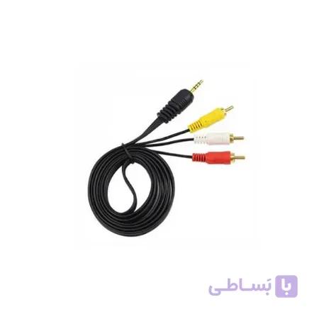 کابل ۱ به ۳ صدا و تصویر RCA