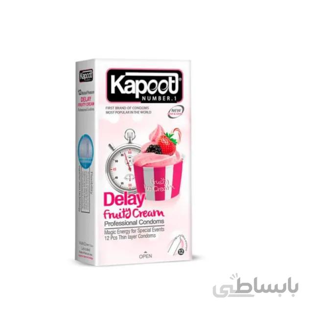 کاندوم تاخیری میوه ای یا فروتی کاپوت Delay Fruity Cream کد 298924