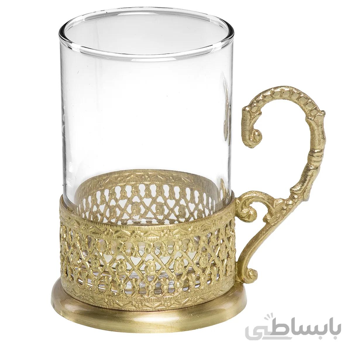 ست فنجان چای خوری 6 پارچه ایران کادو مدل 8011