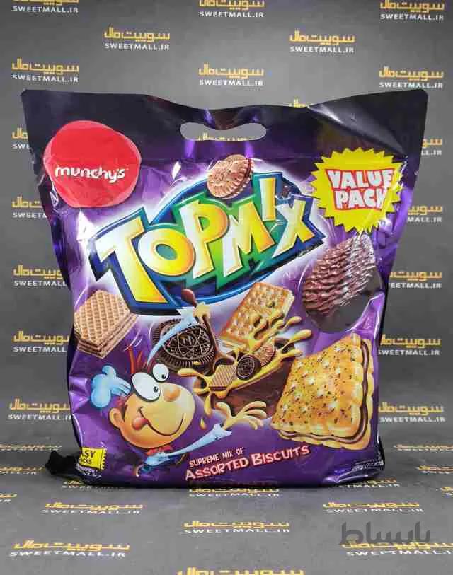 کراکر مانچيز تاپ میکس 500 گرم Topmix