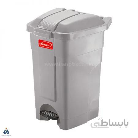 سطل زباله پدال دار ناصر پلاستیک 4800