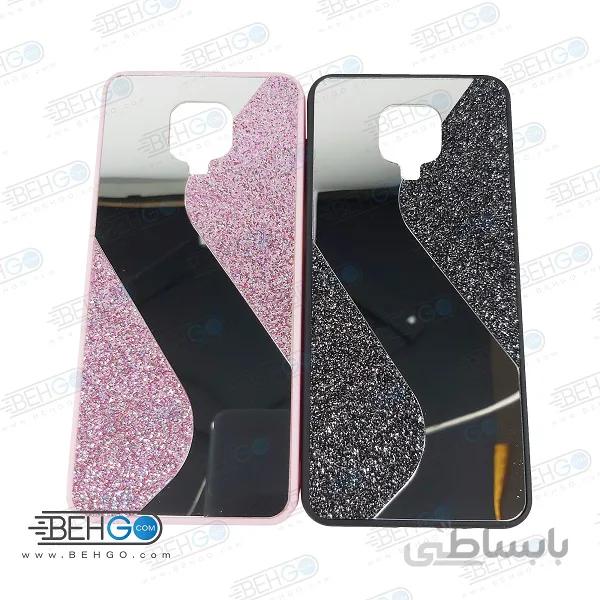 قاب گوشی شیائومی ردمی نوت 9 اس قاب فانتزی گوشی ردمی نوت 9 پرو گارد مدل جدید اکلیلی آینه ای مناسب گوشی موبایل شیائومی New Mirror glitter case For Xiaomi Redmi Note 9S / Redmi Note 9 Pro