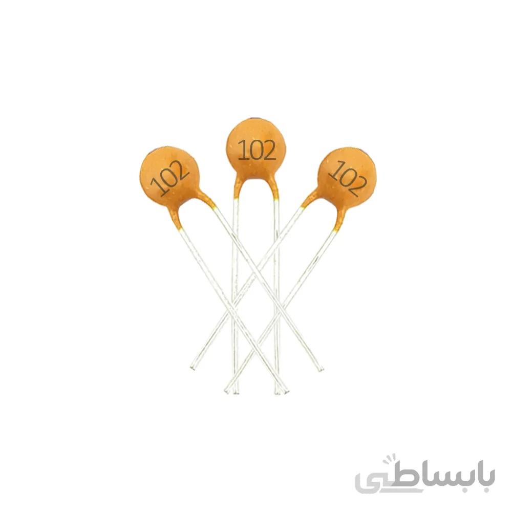 خازن عدسی (102) 1nF