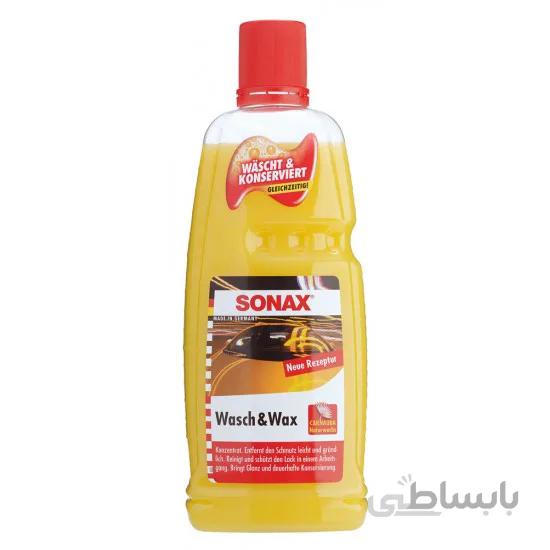 شامپو و واکس مدل Sonax - Wash and Wax 1L