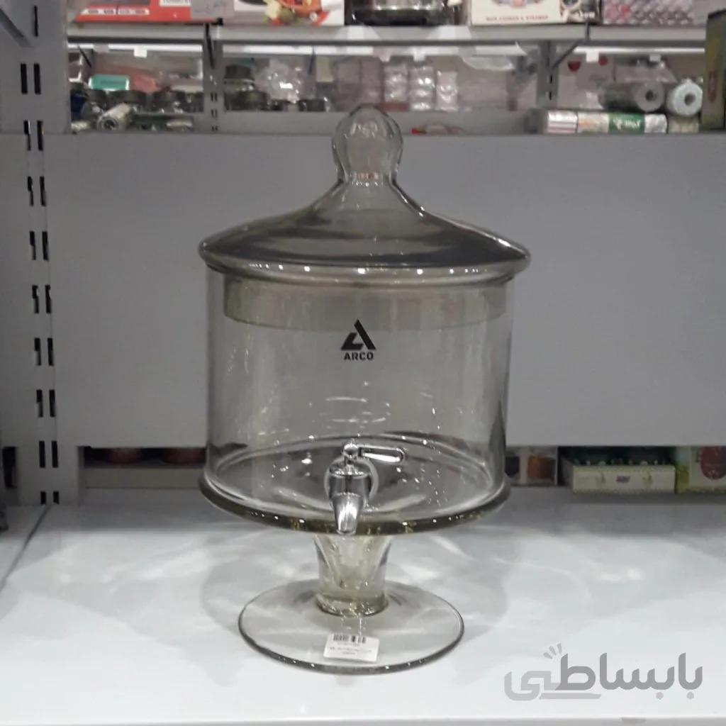 کلمن شربت شیشه آرکو یک طبقه شامپایی