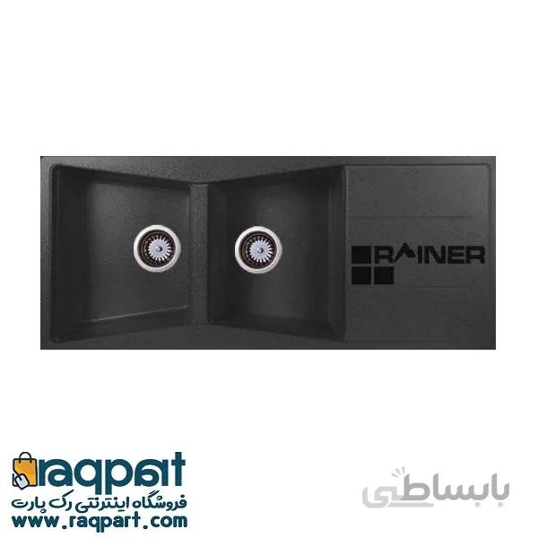 سینک گرانیتی راینر مدل Combo RG160 مشکی