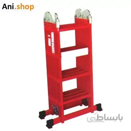 نردبان 4 تیکه تاشو الومینیوم 5 متری