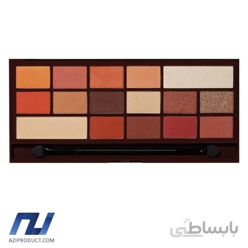 پالت سایه چشم 18 رنگ رولوشن مدل Chocolate Orange