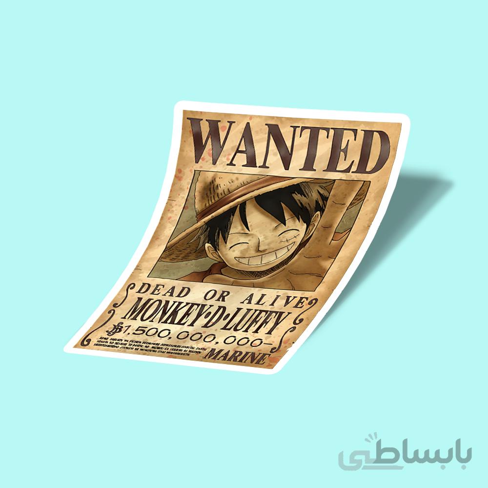 استیکر Monkey D Luffy Autocollant