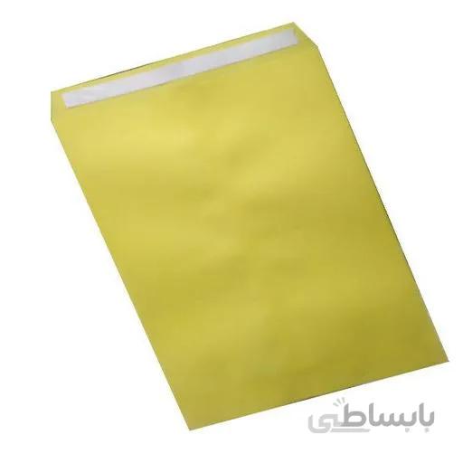 پاکت نامه اداری سایز A4 زرد سر چسب دار