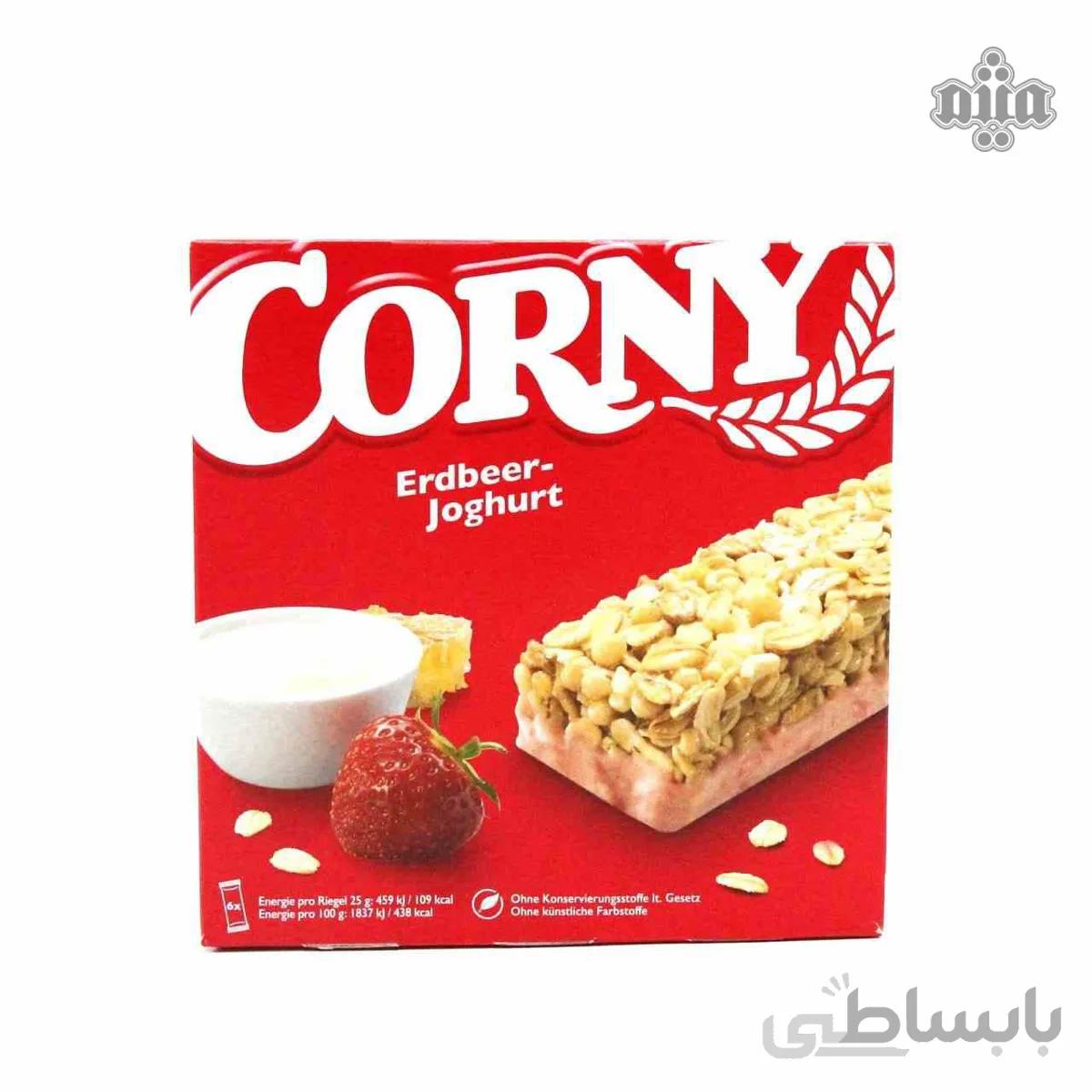 شکلات ماست توت فرنگی کورنی