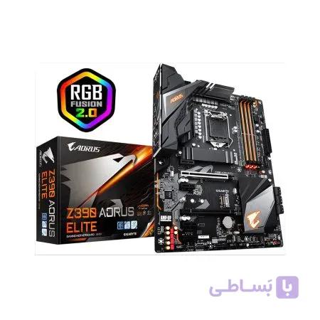مادربرد گیگابایت مدل GIGABYTE Z390 AORUS ELITE — تصویر 1