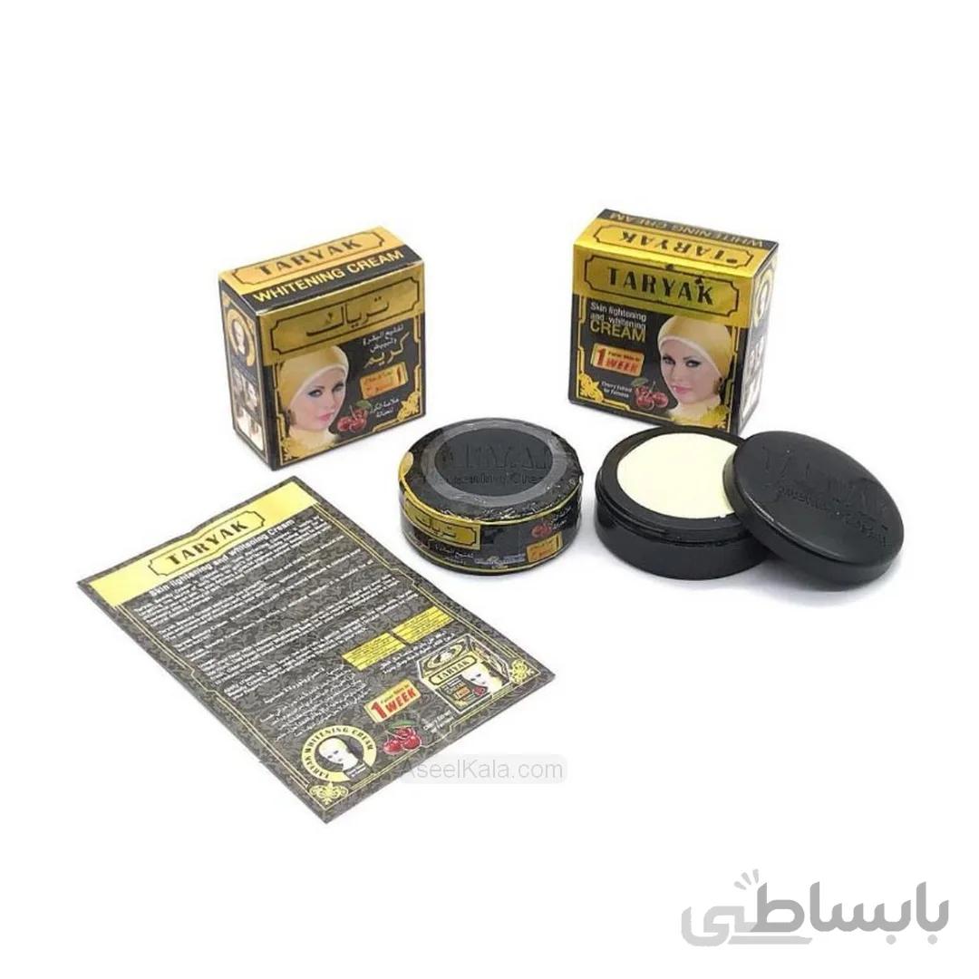 کرم تریاک Taryak روشن کننده پوست وزن 50 گرم