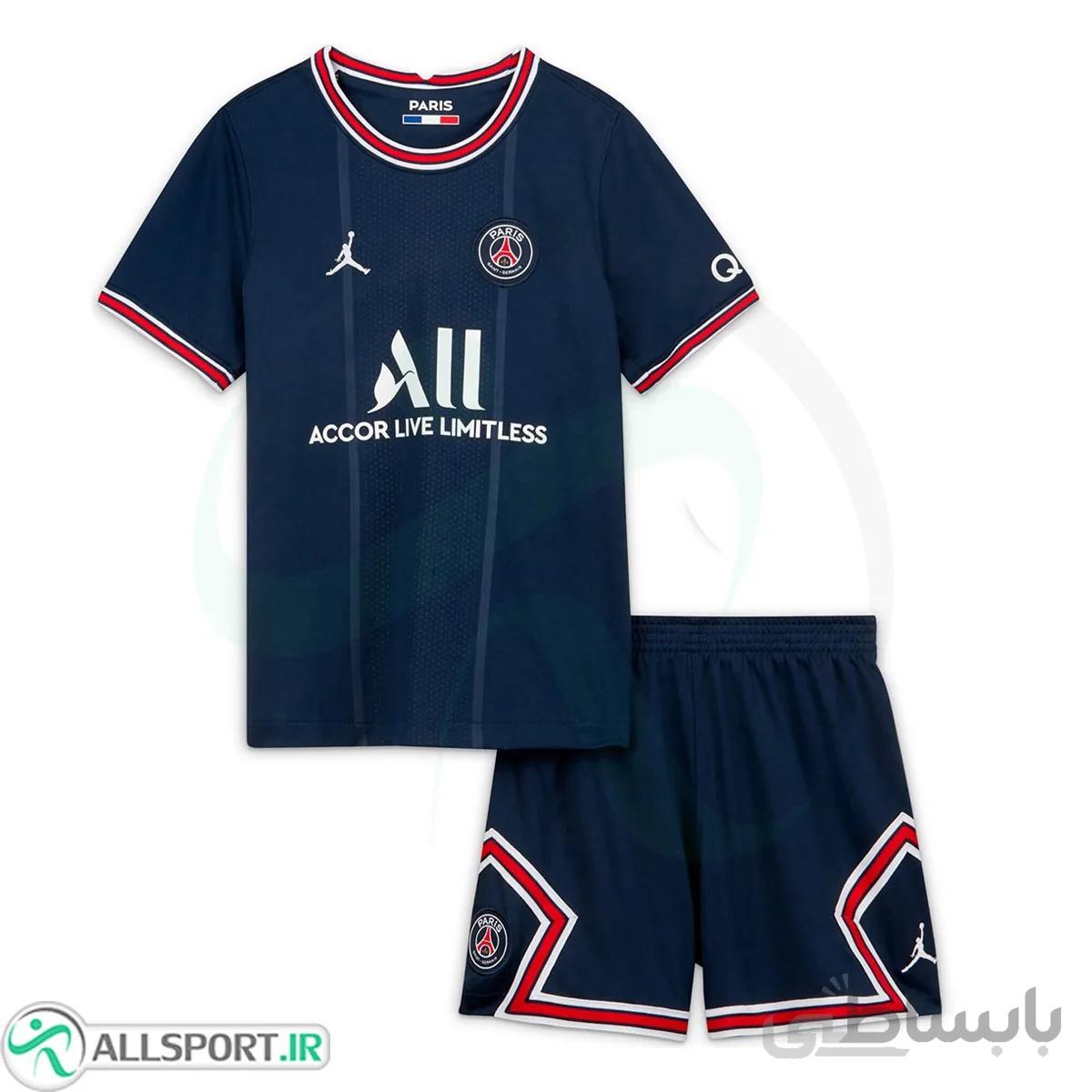 پیراهن شورت اول پاریسن ژرمن Paris Saint-Germain 2021-22 Home Kit Shirt Short