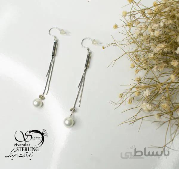 گوشواره نقره کد 180565