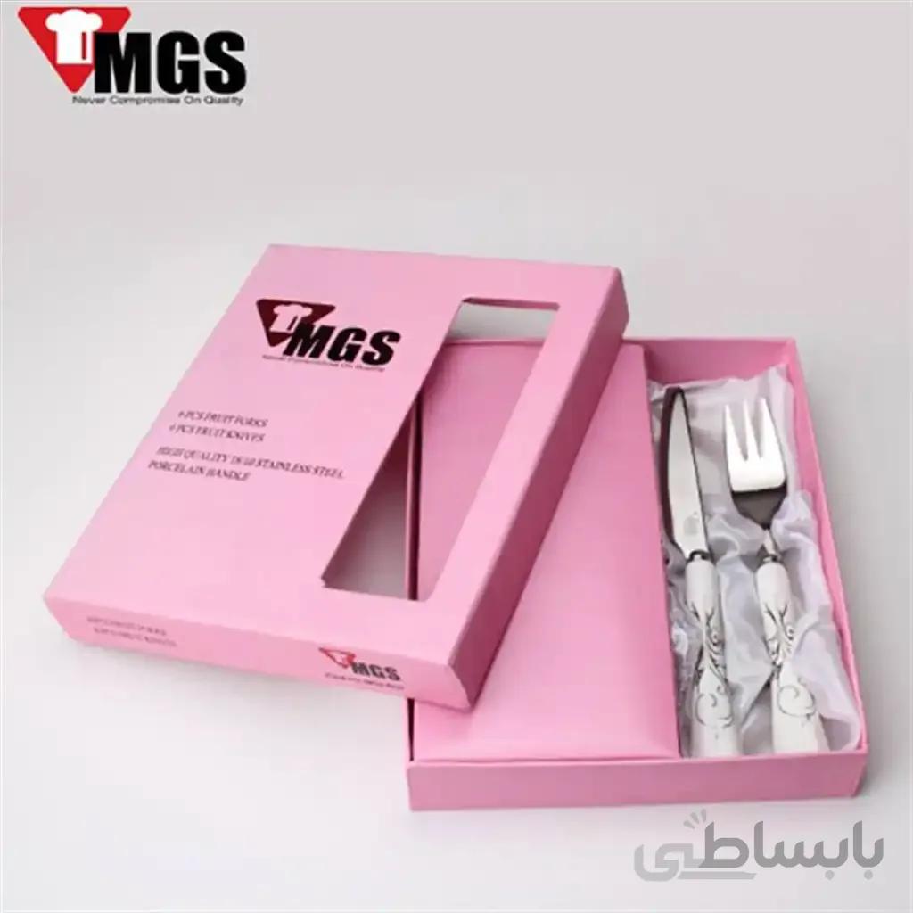 ست کارد و چنگال دسته سرامیکی MGS