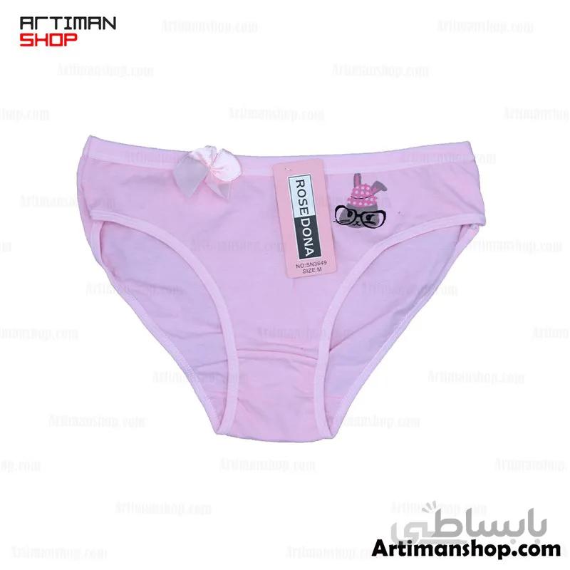 شورت نخی چاپی اعلا سایز مدیوم کد 3649