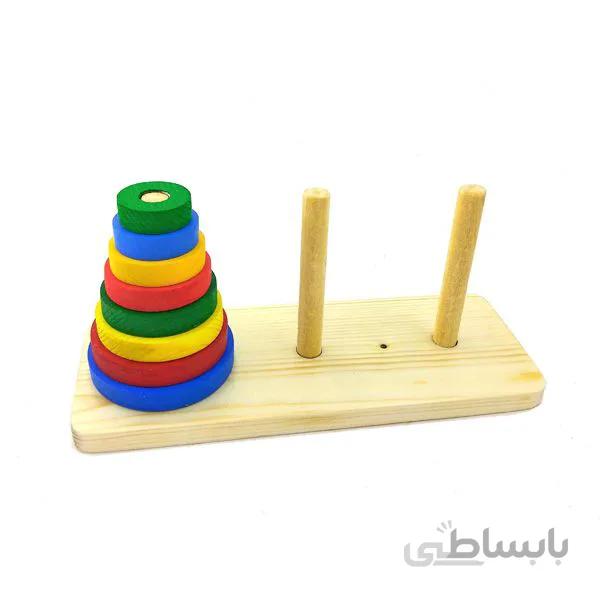 اسباب بازی چوبی برج هانوی