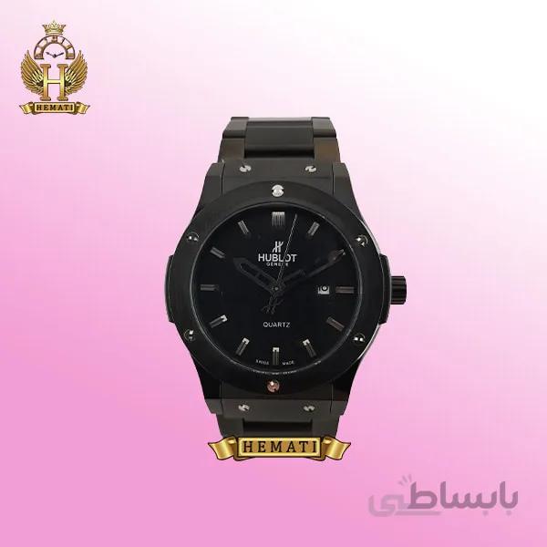 ساعت مردانه هابلوت Hublot HU1M104 مشکی بند فلزی