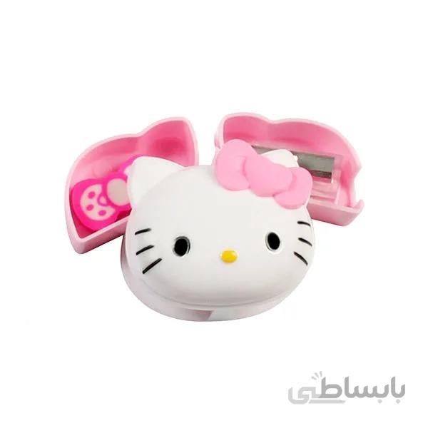 تراش پاک کن دار طرح کیتی مدل Hello Kitty