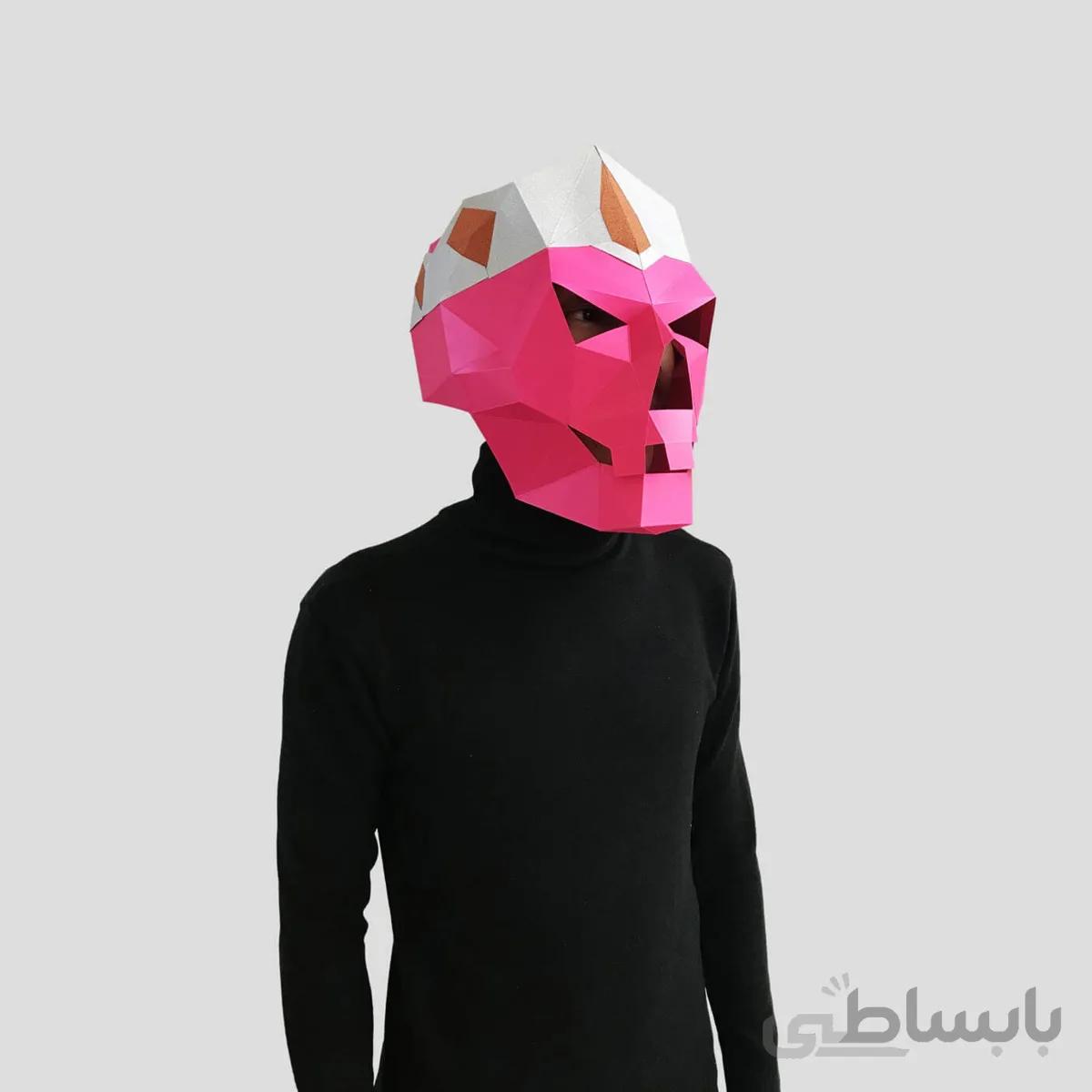 ماسک صورت اوریگامی جمجمه ملکه