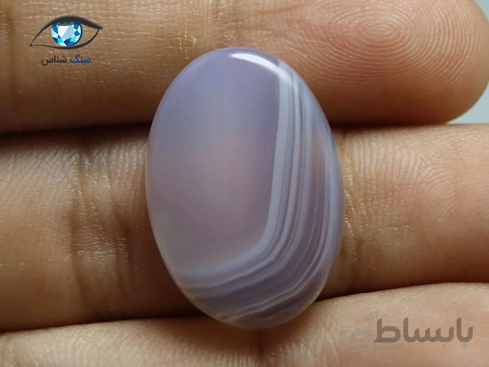 عقیق سلیمانی سوسنی شفاف 3.3 گرم