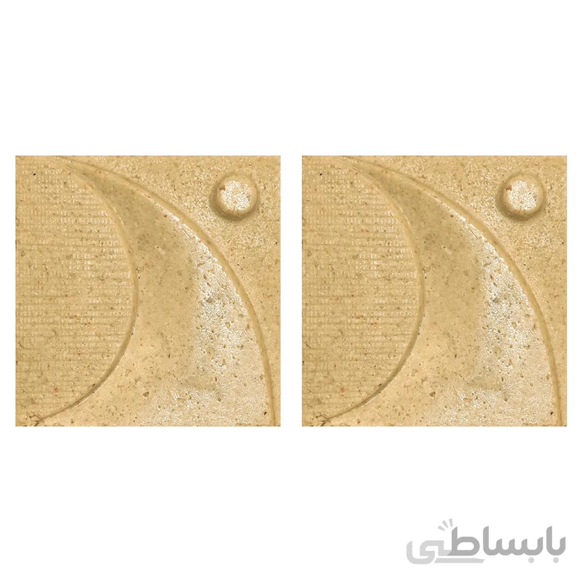 دیوارپوش تندیس و پیکره شهریار مدل امای کد w1010 03 بسته 2 عددی