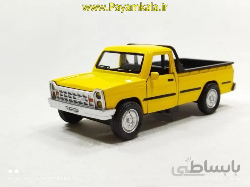 ماشین بازی نیسان ساده زرد