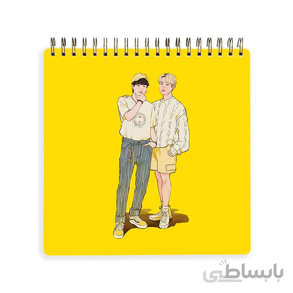 دفترچه يادداشت bts butter کد 10100216
