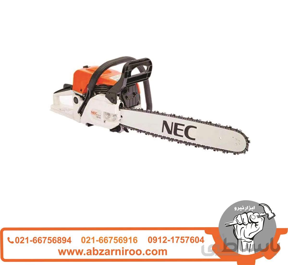 اره زنجیری بنزینی ان ای سی مدل DB-60 ا NEC Petrol Chain Saw Model DB-60