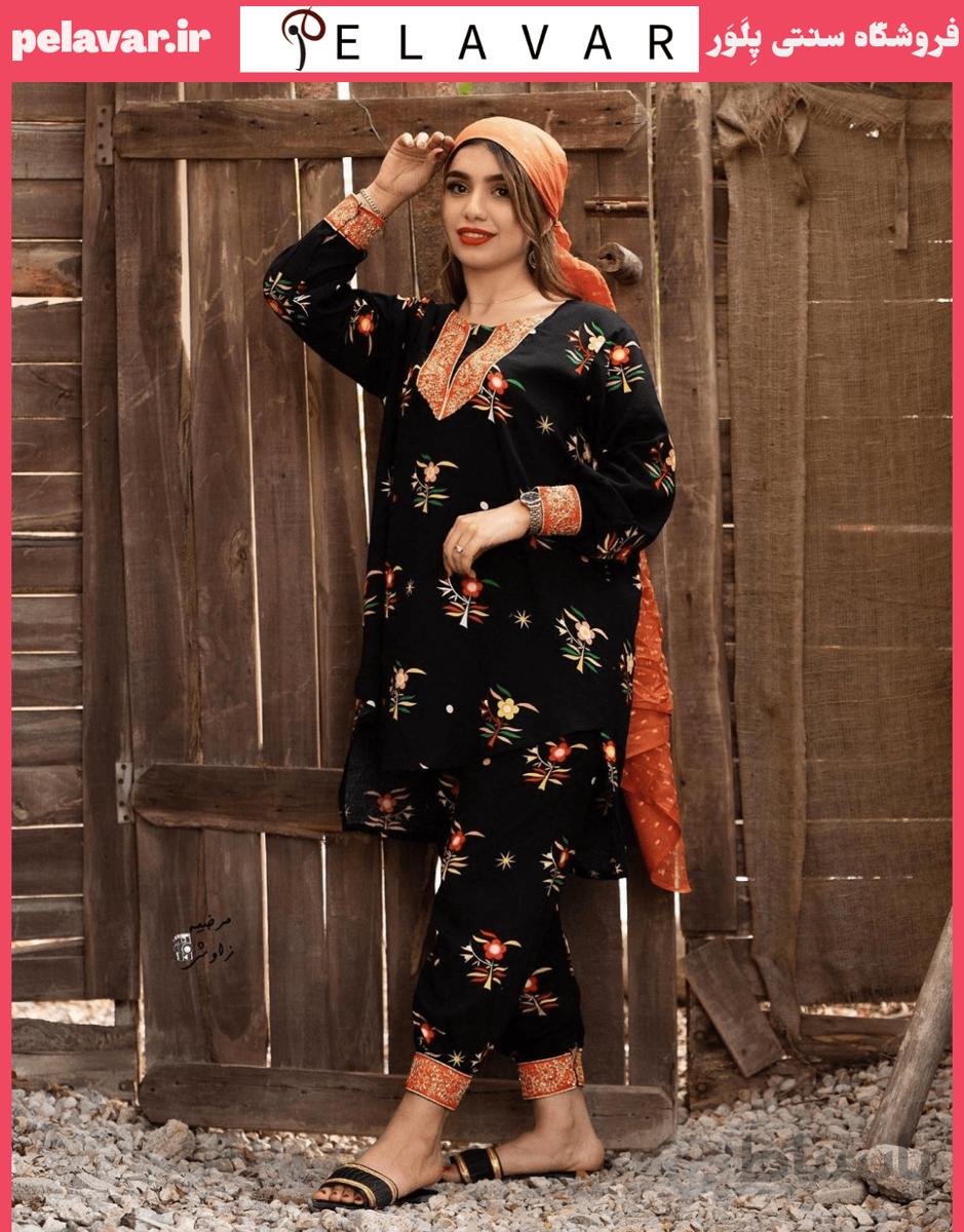 پارچه نخی گل اطلسی aj102