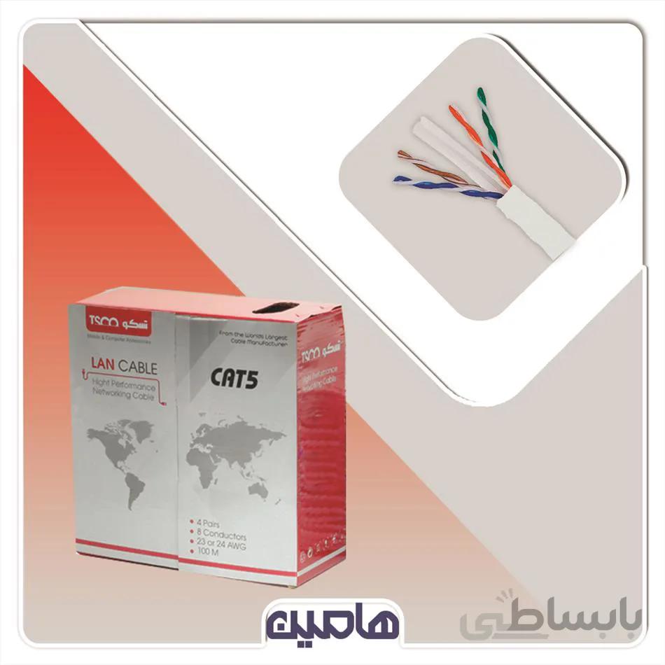 کابل شبکه تسکو 305 متری CAT6-UTP