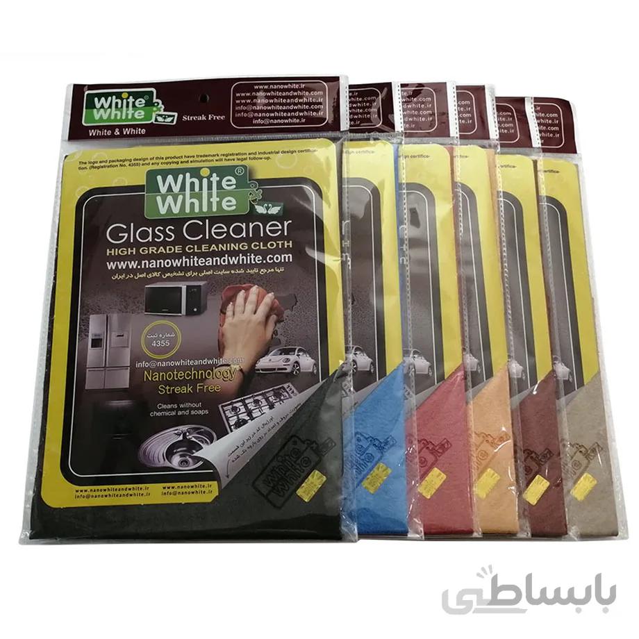 دستمال جادوئی مدل White & White بسته 6 عددی