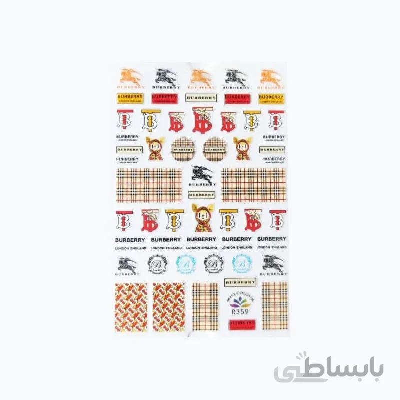 استیکر ناخن کد R359
