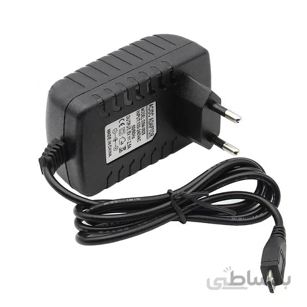 آدابتور رزبری پای ( آداپتور 5ولت 3آمپر - مناسب برای رزبری پای 2bو3bو3b+ و 3A+و ...) ا Raspberry Pi Power Supply 5V 3A (Micro USB)