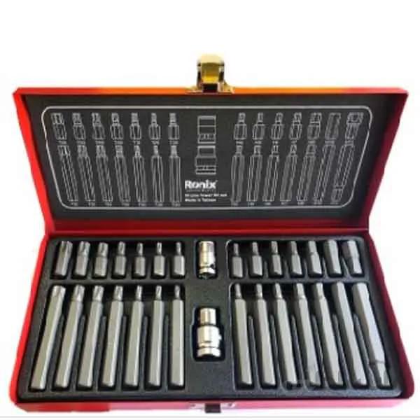 جعبه بیت رونیکس 30 پارچه ترکیبی مدل RH-2697 ا Ronix Socket Wrench Set & Bit Set RH-2697