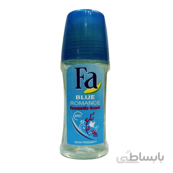 رول ضد تعریق مردانه فا مدل Blue romance حجم 50 میلی لیتر