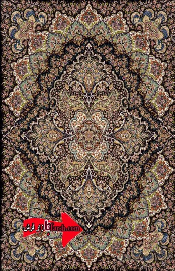 فرش کاشان 1000شانه طرح شاه پسند