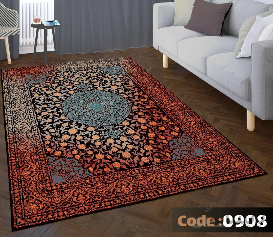 روفرشی طرح سنتی بلوچی قرمز