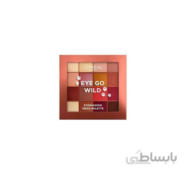 پالت سایه 16 رنگ لورال L'Oreal Paris Eye Go Wild Eyeshadow Palette