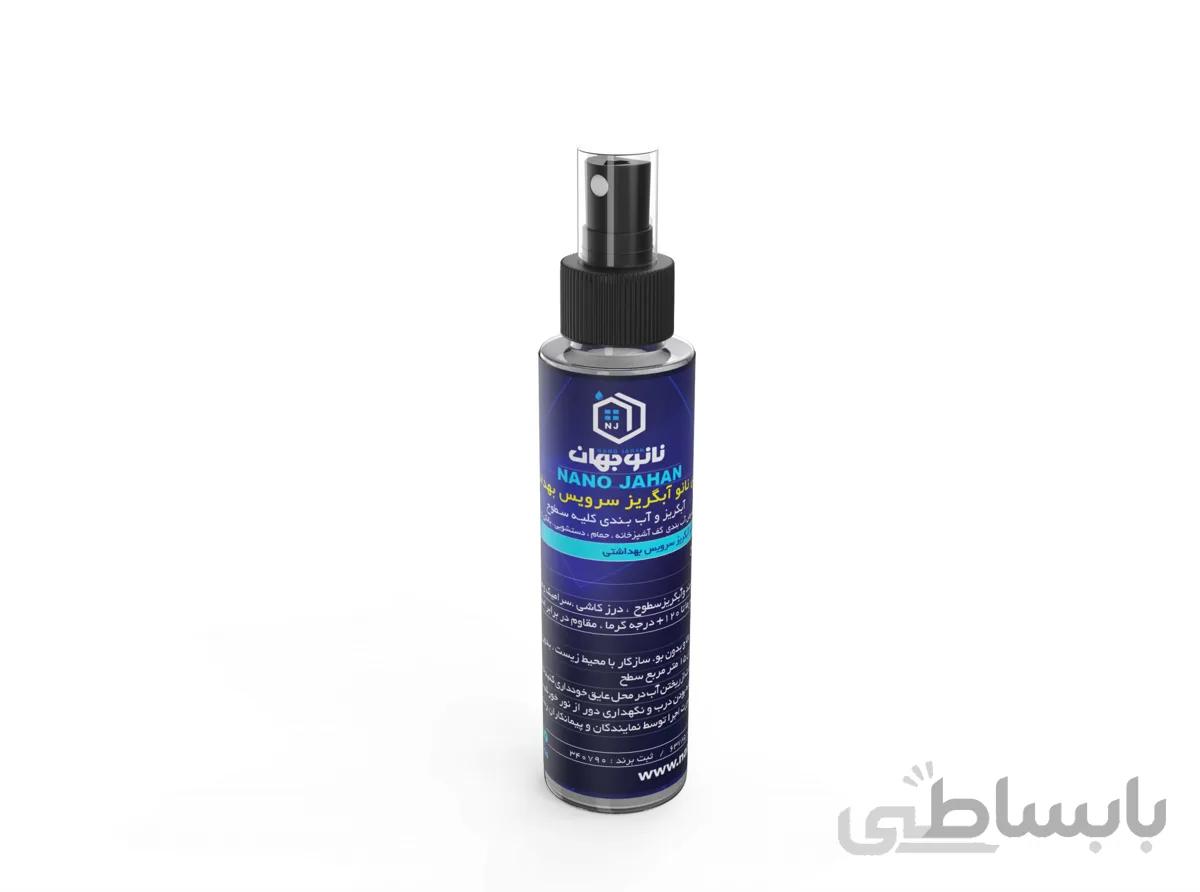 عایق آبگریزبی رنگ وقابل جذب روی سطح 50گرمی-NJ-804