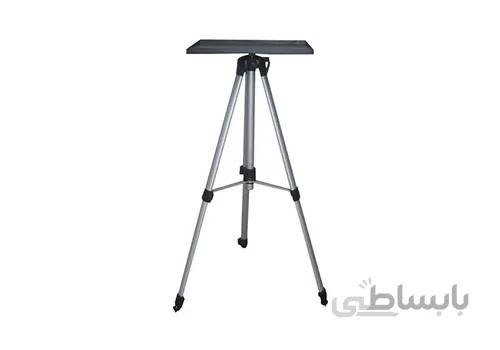 پایه ویدئو پروژکتور پرتابل مدل سه پایه دار یک طبقه