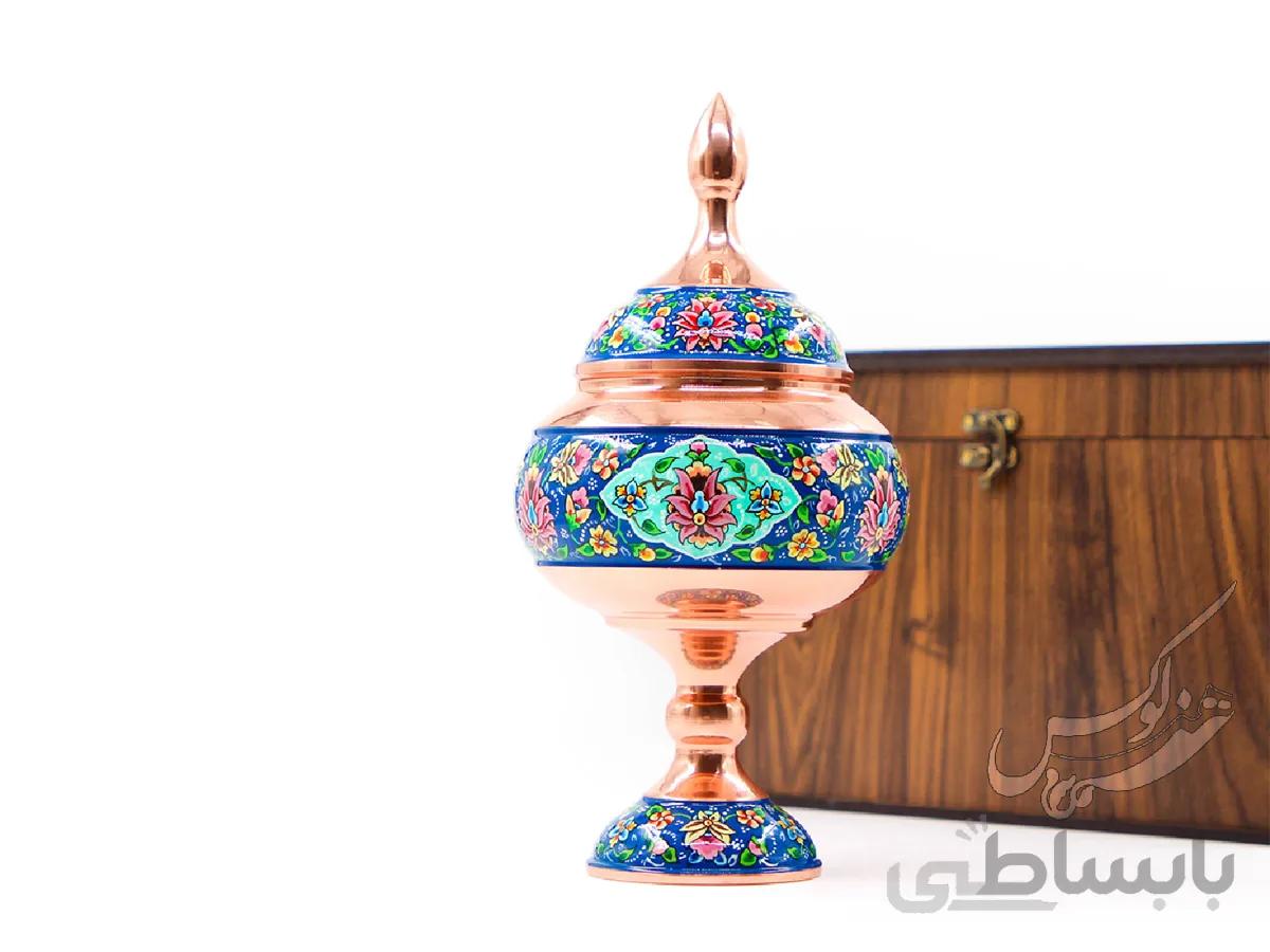 شکلات خوری مس و پرداز با جعبه