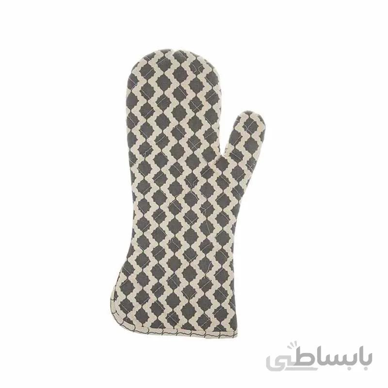 دستکش فر کتان رزین تاژ طرح کندو