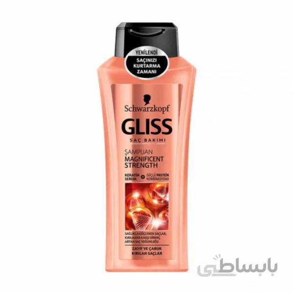 شامپو سر گلیس مدل Gliss Magnificent Strength
