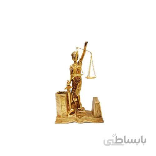 مجسمه فرشته عدالت جا قلمی دار