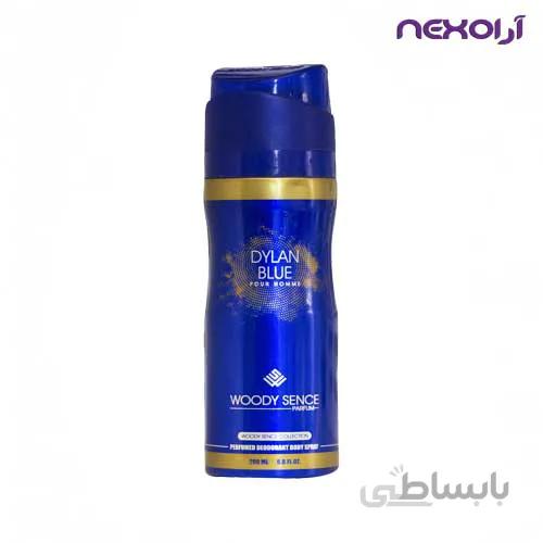 اسپری خوشبو کننده بدن Woody Sence مدل Dylan Blue