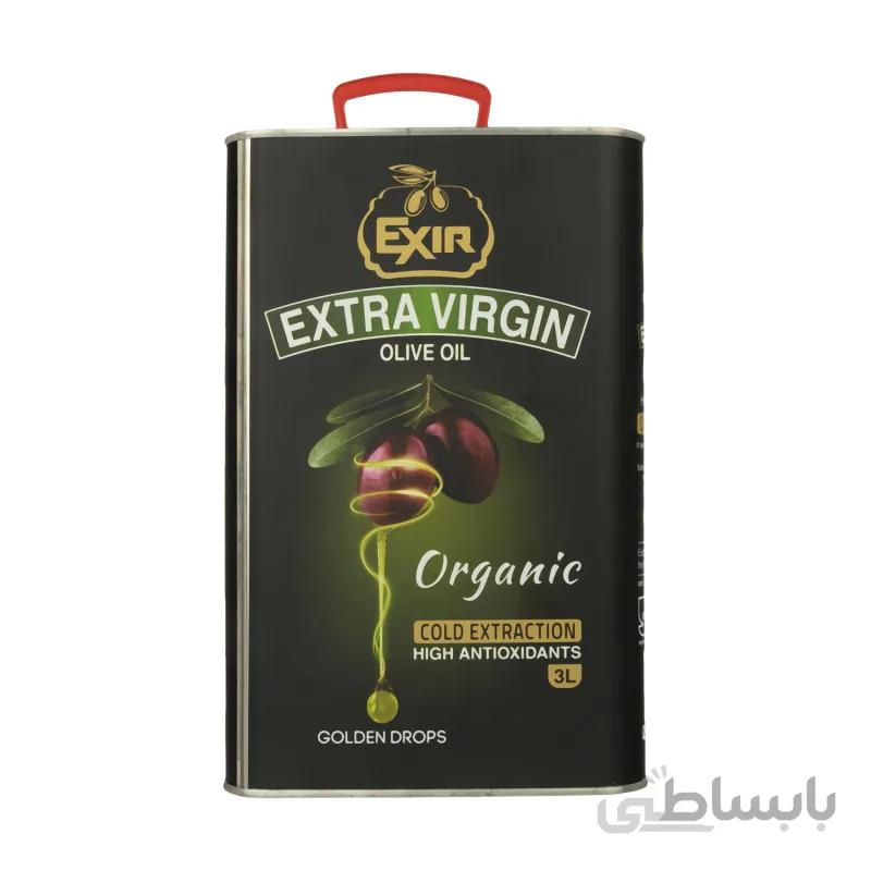 روغن زیتون ارگانیک فرابکر اکسیر 3 لیتری ا Extra virgin olive oil Organic Exir | 3 liter metal can